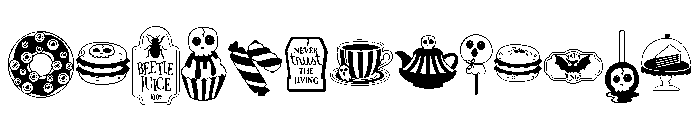 DB Gothic Tea Party Font LOWERCASE