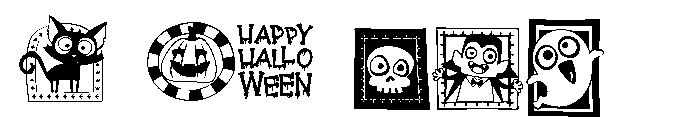 DB Halloween Brigade Font OTHER CHARS