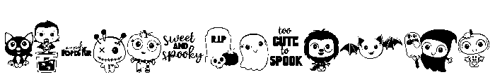 DB Halloween Sweeties Font UPPERCASE