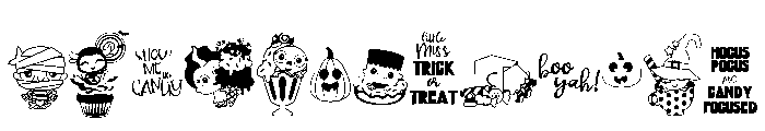 DB Halloween Sweeties FONT
