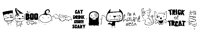 DB Halloweenies FONT