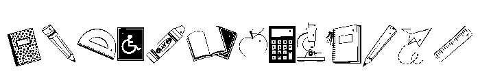 DB Happy Hues School Font LOWERCASE