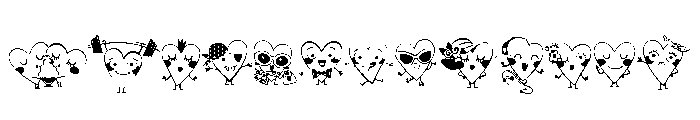 DB Heartbeat Gang Emojis FONT
