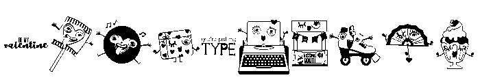 DB Heartbeat Gang Font OTHER CHARS
