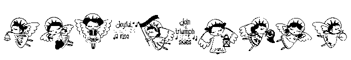 DB Herald Angels Font OTHER CHARS