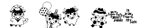 DB Highland and Happy Font OTHER CHARS
