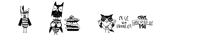 DB Hoot and Harvest Font OTHER CHARS