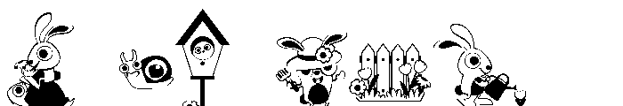DB Hop To It Garden Font OTHER CHARS