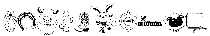 DB Howdy Font OTHER CHARS