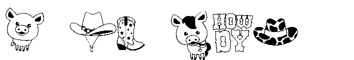 DB Howdy Font OTHER CHARS