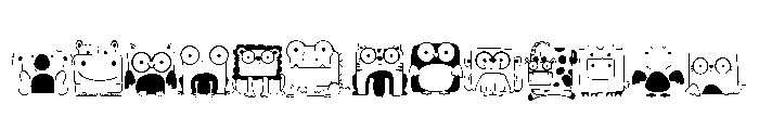 DB Iconic Critters FONT