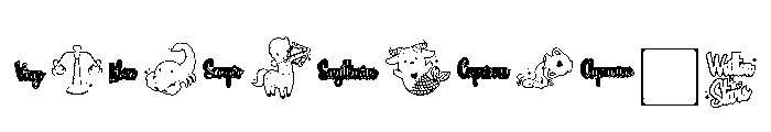 DB In the Stars Font UPPERCASE