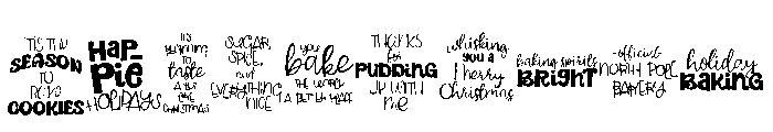 DB Kawaii Kringle Bakery Font OTHER CHARS