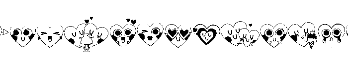 DB La-la-la-la-love Emojis FONT
