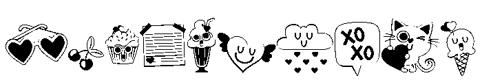 DB La-la-la-la-love Font OTHER CHARS