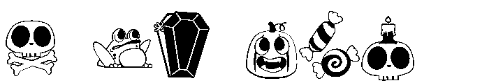 DB Lil Monsters Things Font OTHER CHARS
