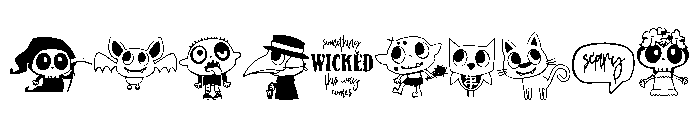 DB Lil Monsters Font OTHER CHARS
