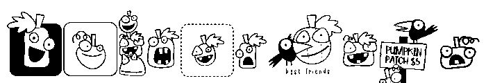 DB Lil Pumpkin Eater Font OTHER CHARS