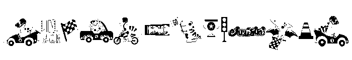 DB Little Dinos Racers FONT