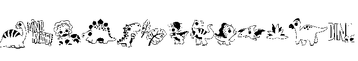 DB Little Dinos FONT