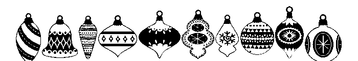 DB Llama-days Ornaments Font OTHER CHARS