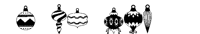 DB Llama-days Ornaments Font OTHER CHARS