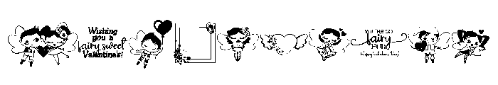 DB Love Fairies Font OTHER CHARS