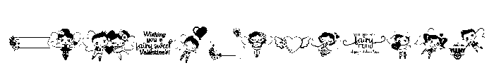 DB Love Fairies Font UPPERCASE