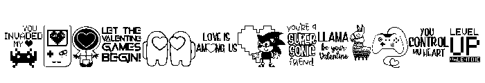 DB Love Games Too FONT
