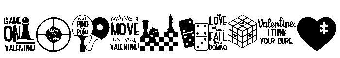 DB Love Games Font OTHER CHARS