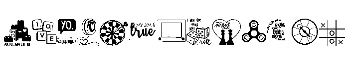 DB Love Games FONT
