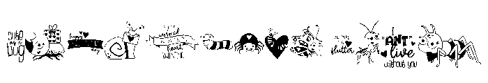 DB Lovebugs Font LOWERCASE