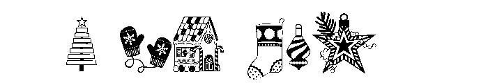 DB Make It Merry Font OTHER CHARS