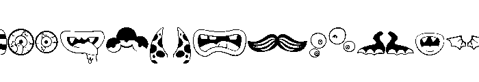 DB Make a Monster Font UPPERCASE