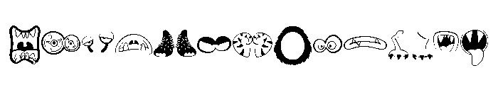 DB Make a Monster Font LOWERCASE
