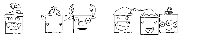 DB Merry Monster Squares Font OTHER CHARS