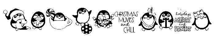 DB Merry Penguins Font OTHER CHARS