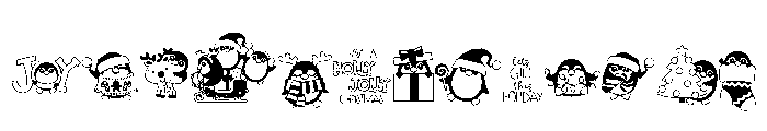 DB Merry Penguins FONT