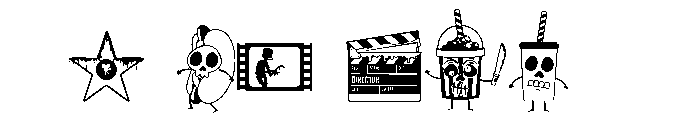 DB Movie Night Scary Font OTHER CHARS