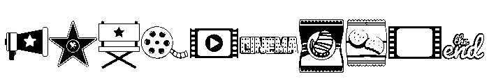DB Movie Night Font OTHER CHARS