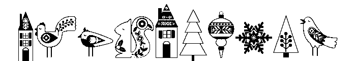 DB Nordic Noel Font OTHER CHARS
