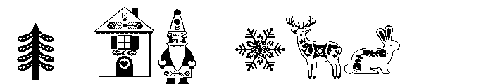 DB Nordic Noel Font OTHER CHARS