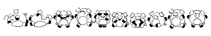 DB Piggy Polies Font OTHER CHARS