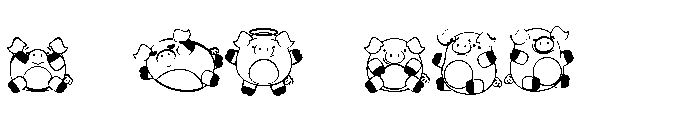 DB Piggy Polies Font OTHER CHARS