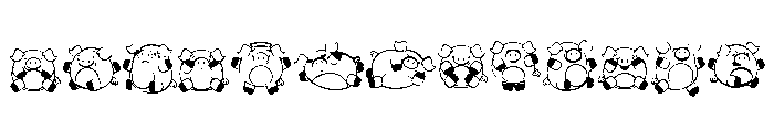 DB Piggy Polies FONT