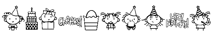 DB Pippins Party Font OTHER CHARS