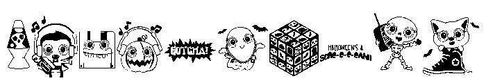 DB Retro Halloween Font OTHER CHARS