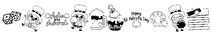 DB Shamrock Shake Font OTHER CHARS