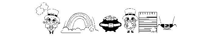 DB Shamrock Shake Font OTHER CHARS