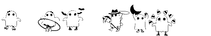 DB Something Ghostly Font OTHER CHARS